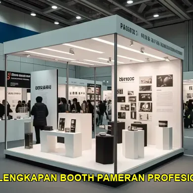 perlengkapan booth pameran profesional
